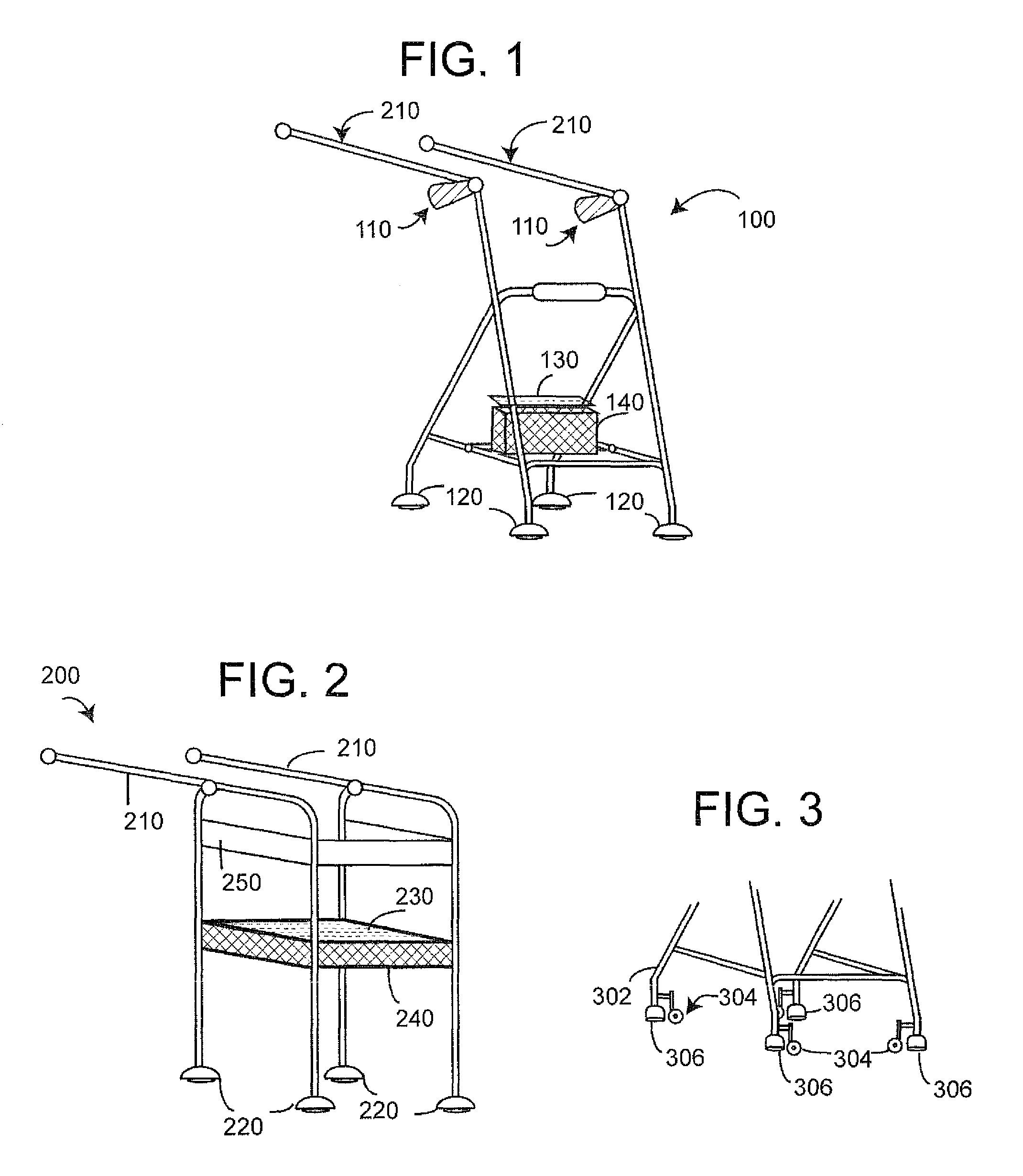 Method and apparatus for assisting users of conventional stand alone walkers