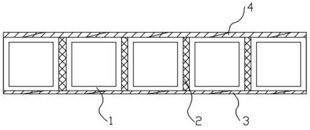 FRPO composite reinforced hollow winding pipe and preparation method thereof