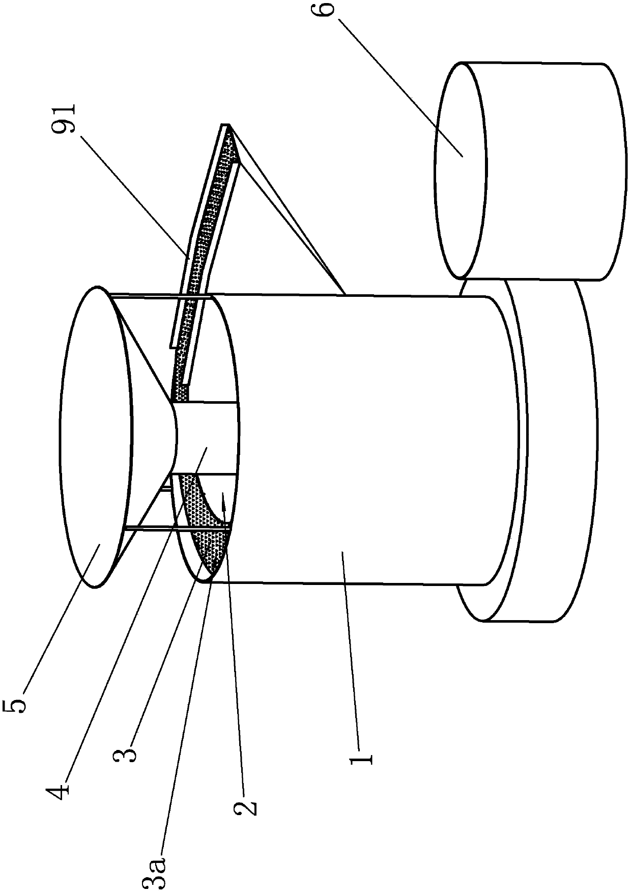 Casting raw sand screening device