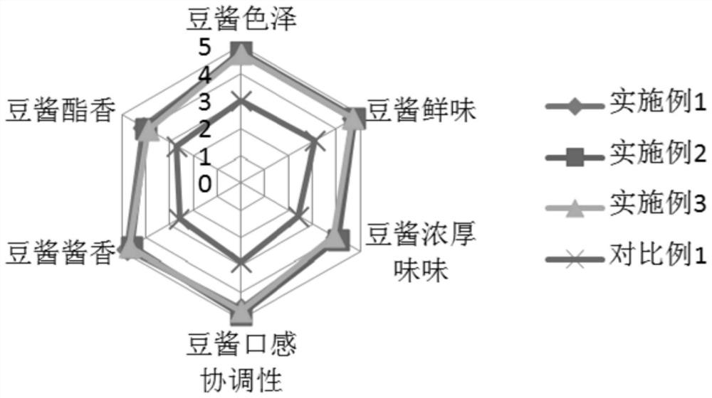 A kind of bean paste brewing process