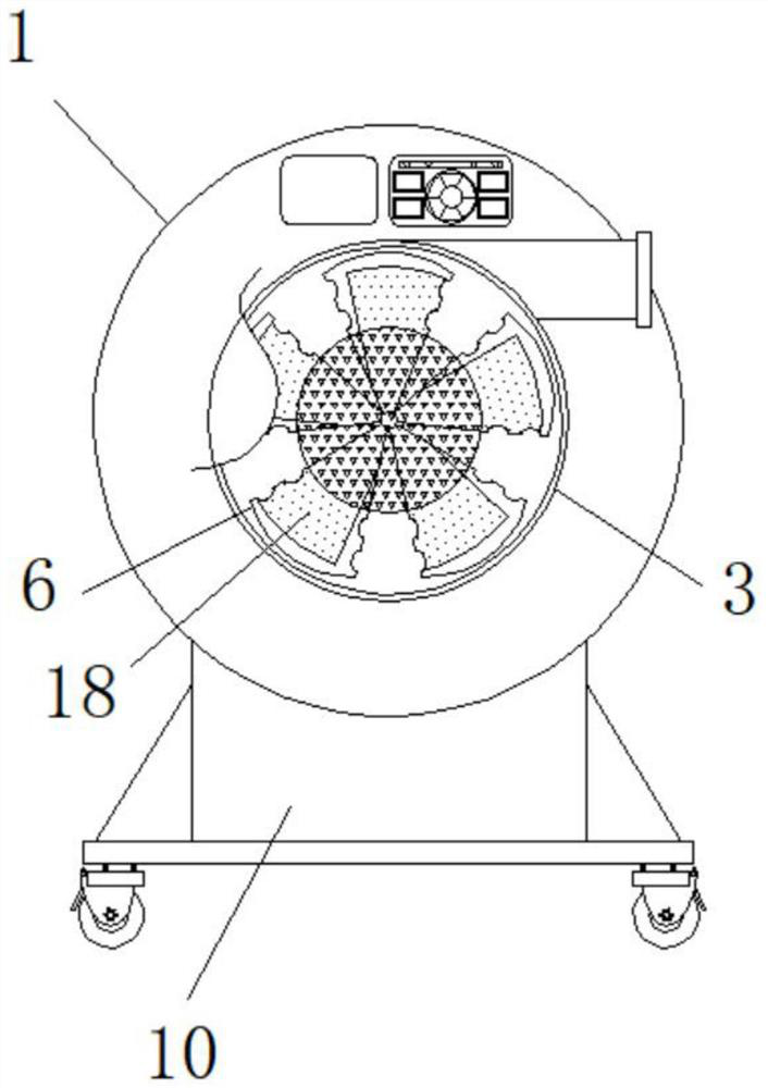 A numerically controlled blower fan for easy adjustment of wind gear