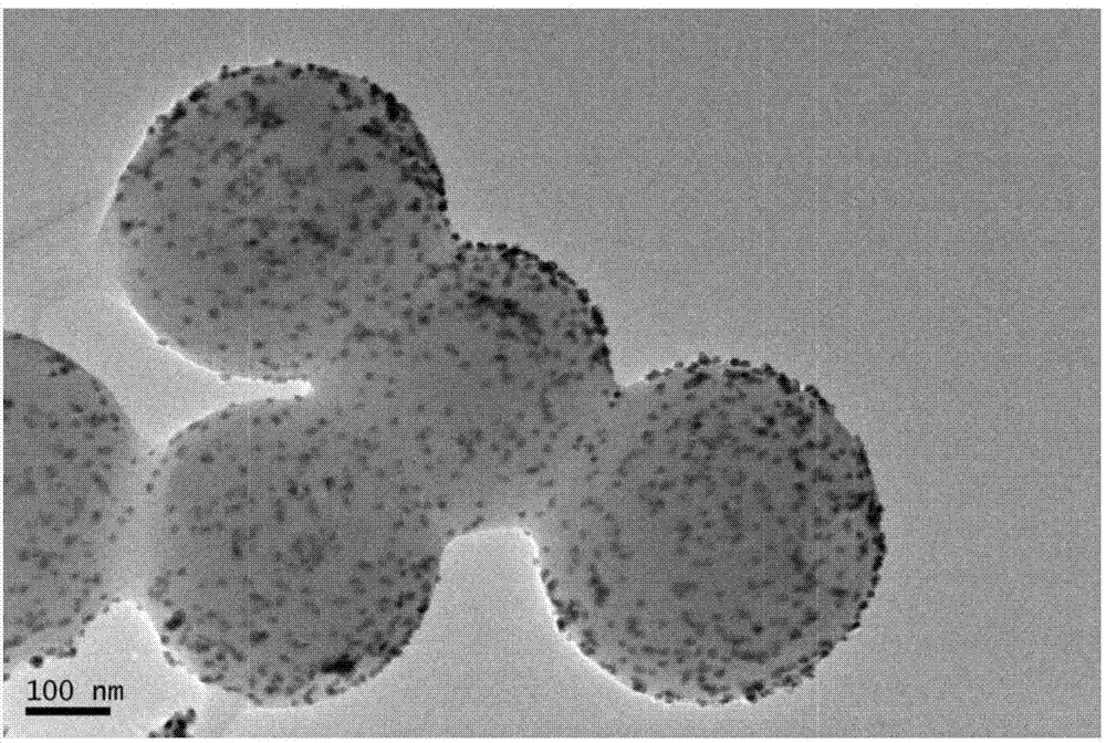 Nitrogen-doped hollow carbon ball loaded palladium-based catalyst and preparation method thereof, and alcohol fuel cell applying same