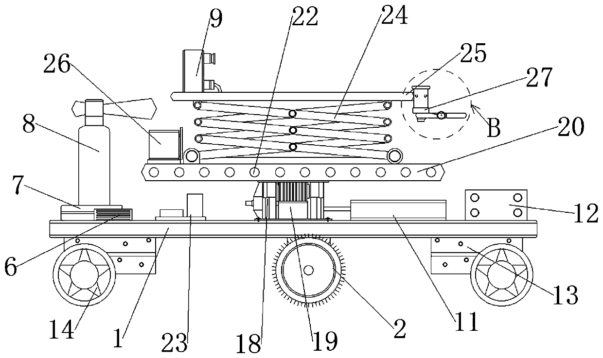 Intelligent nursing device and control method thereof