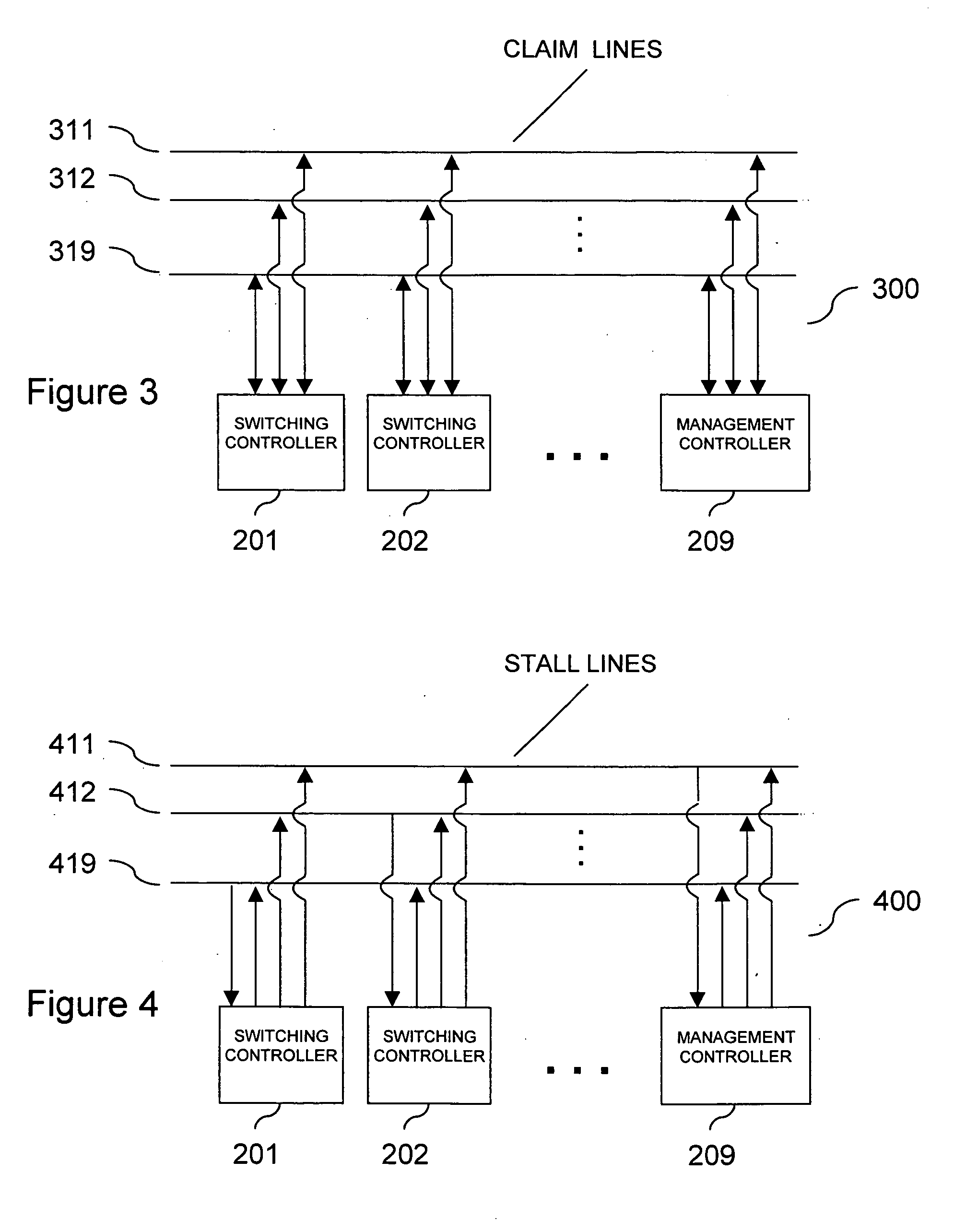 Dedicated bandwidth data communication switch backplane