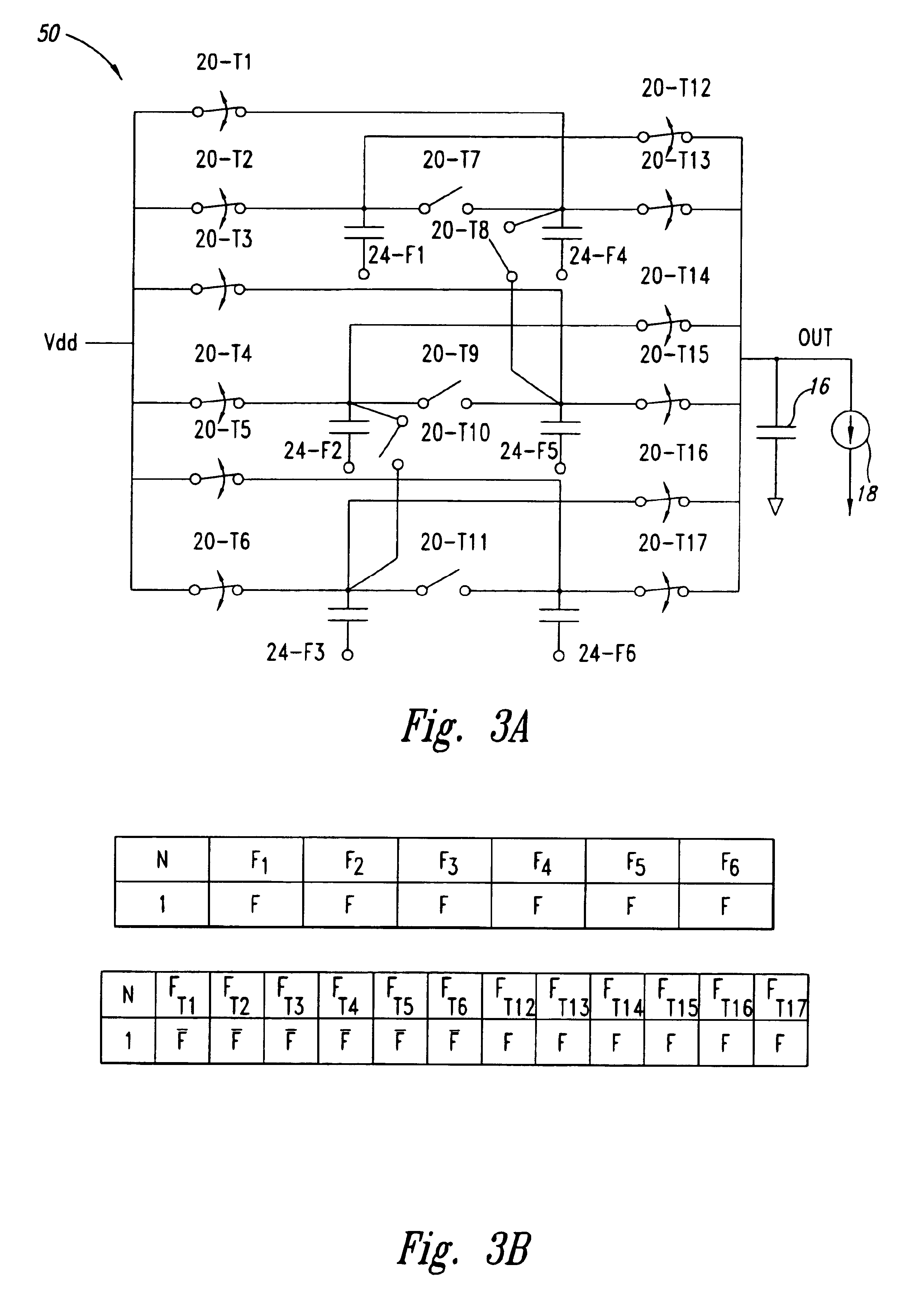 Variable stage charge pump