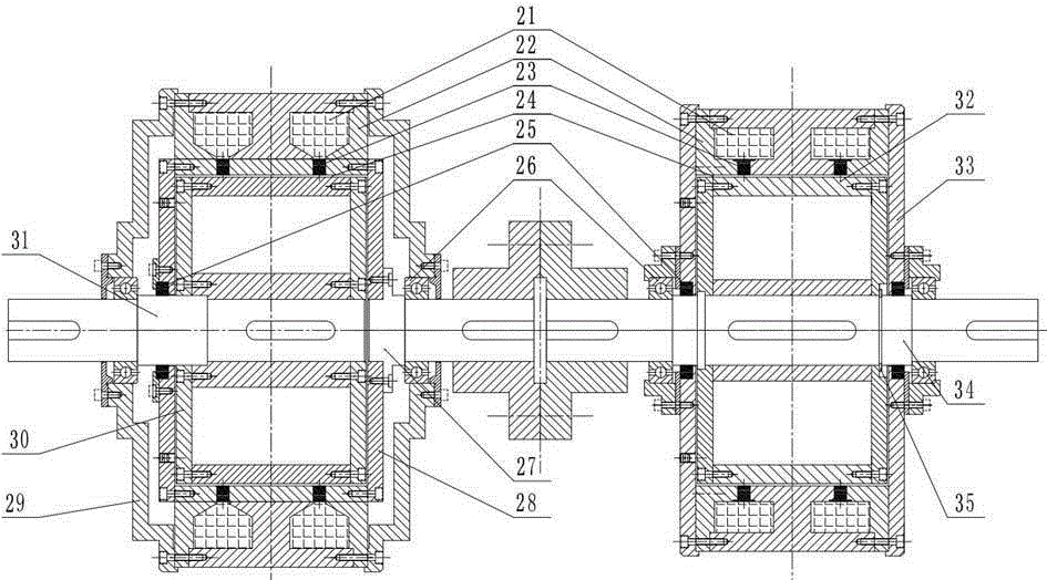 Elevator traction clutch braking system, method and device based on magneto-rheological effect