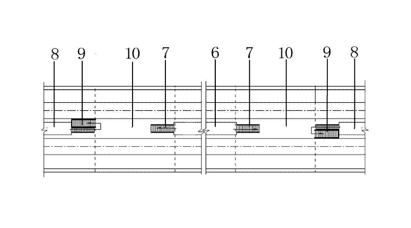 Escape platform and security channel structure for single-hole dual-line magnetic suspension tunnel