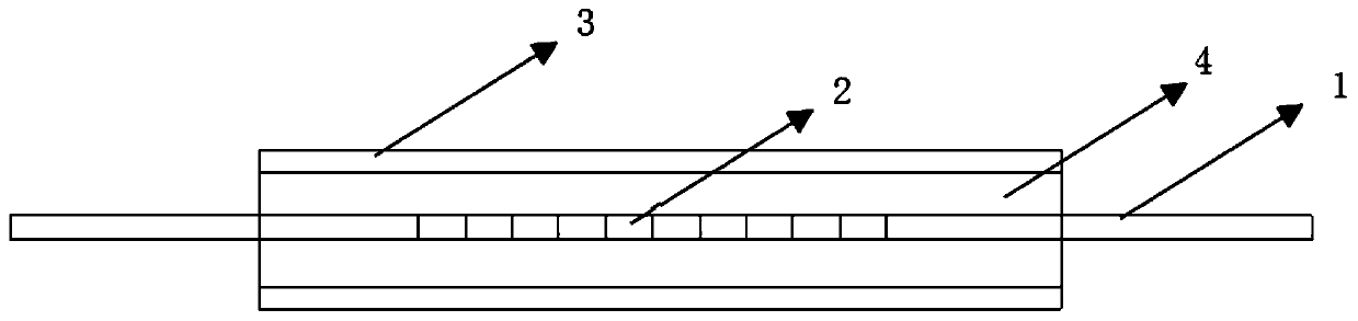 Long-gauge coaxial multi-sleeve packaged fiber grating sensor for measuring tensile-compressive strain