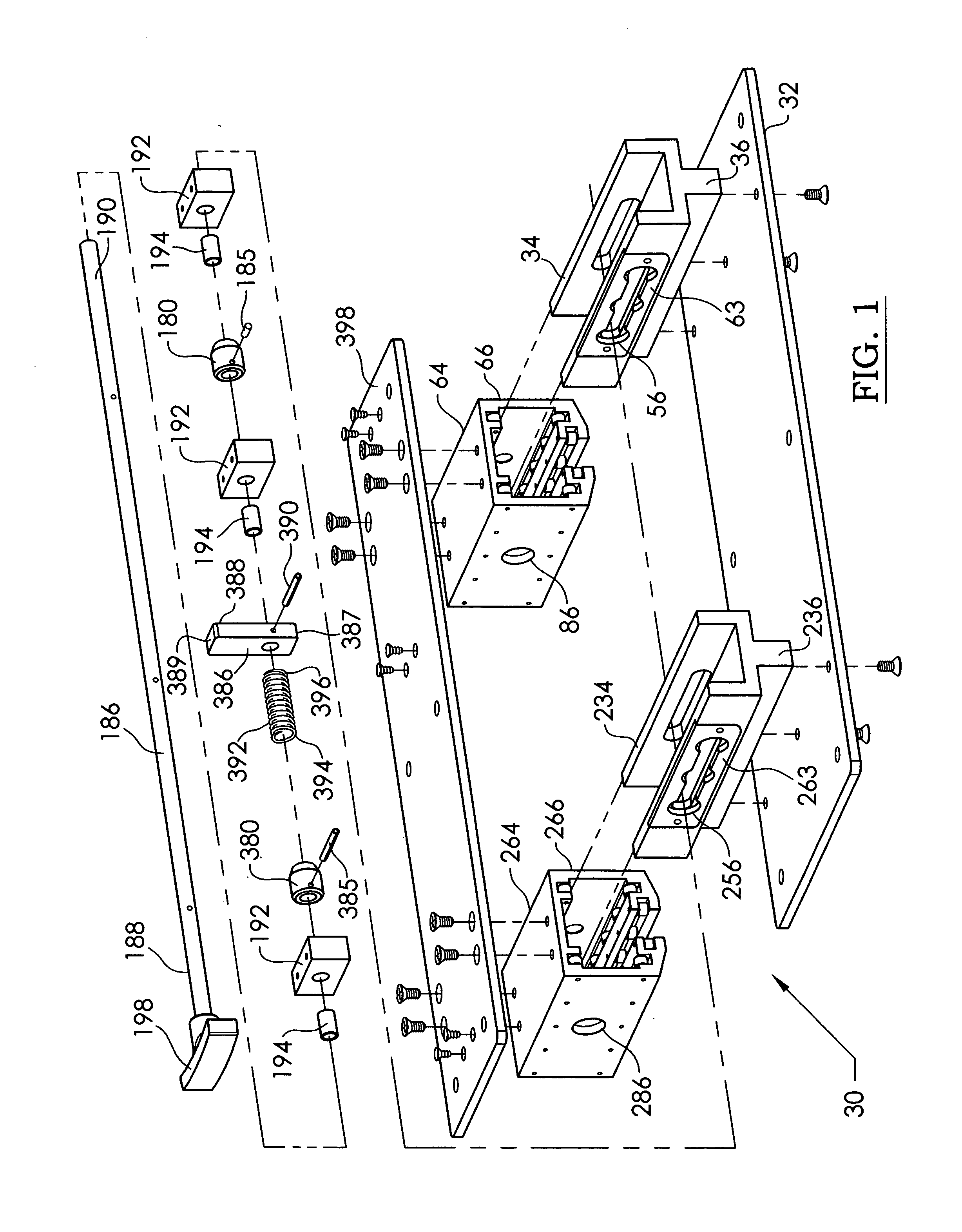 Roller mount for seat