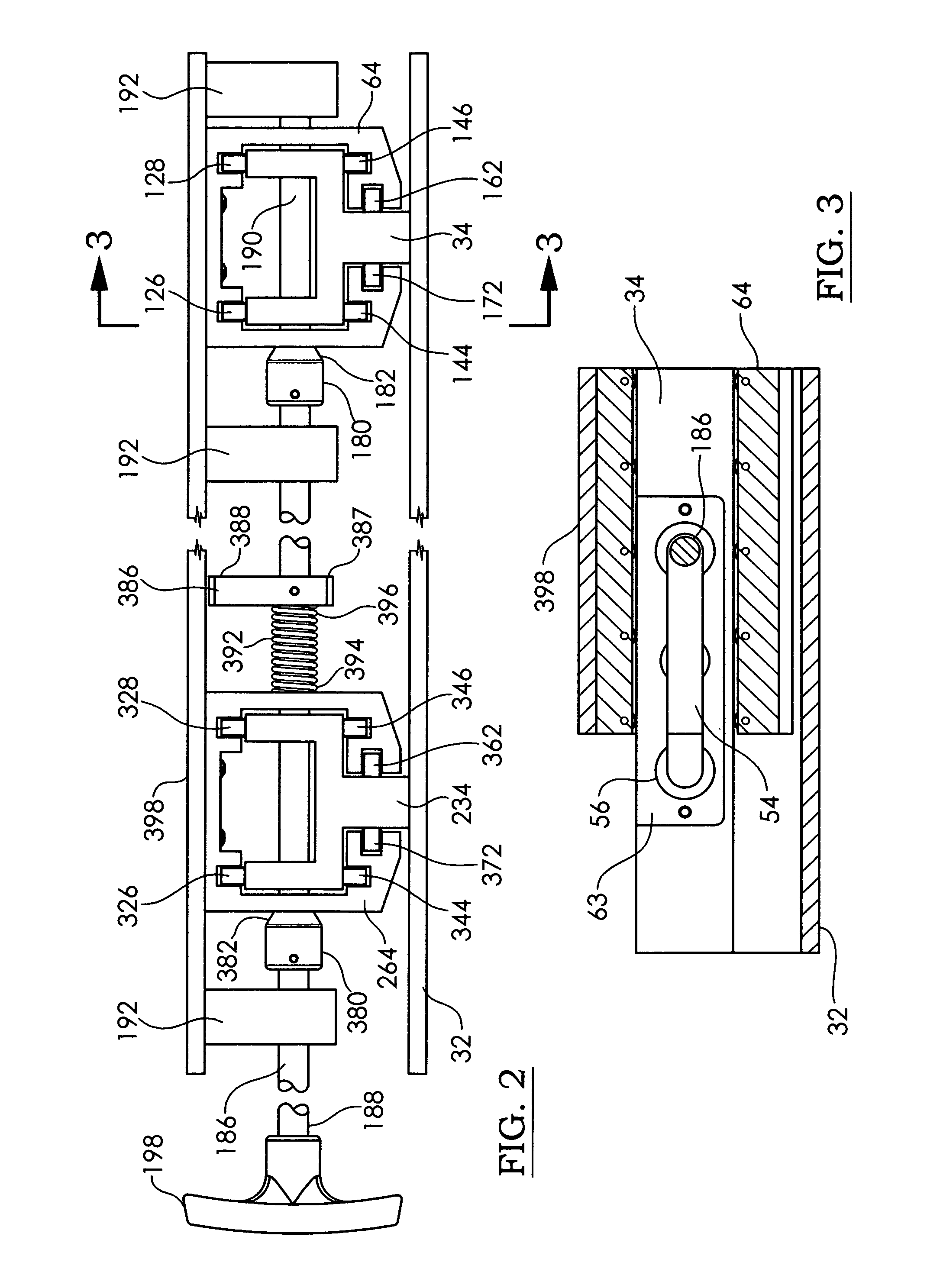 Roller mount for seat