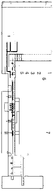 A metal composite plate preparation and rolling integrated production system and preparation method