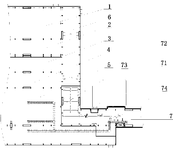 A metal composite plate preparation and rolling integrated production system and preparation method