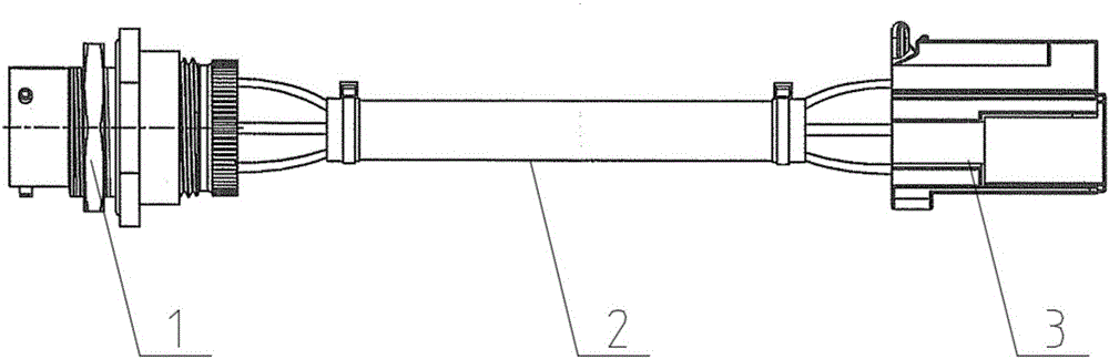 Low-voltage wire harness integration device for drive motor of new energy vehicle