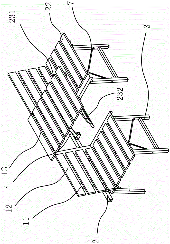 a folding bench