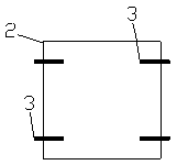 Constructional column top reinforced bar steel structure pre-embedded assembly and construction method