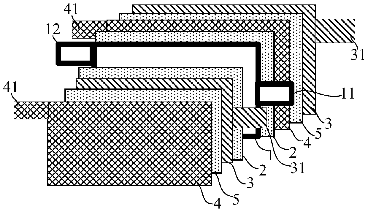 Self-heated battery based on carbon nanotube film and method for fabricating same