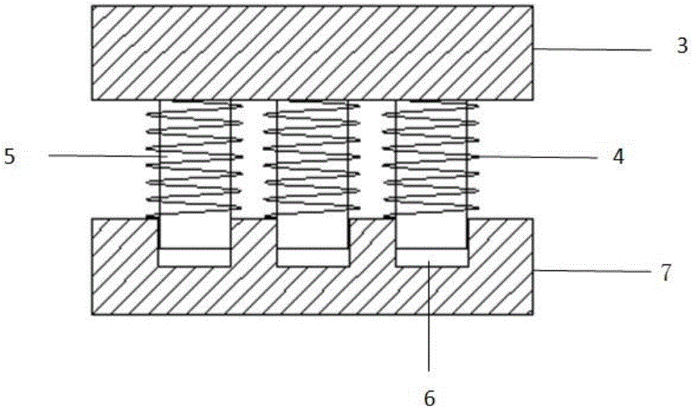 Device for improving bearing performance of steel arch of dilative soil large-section tunnel