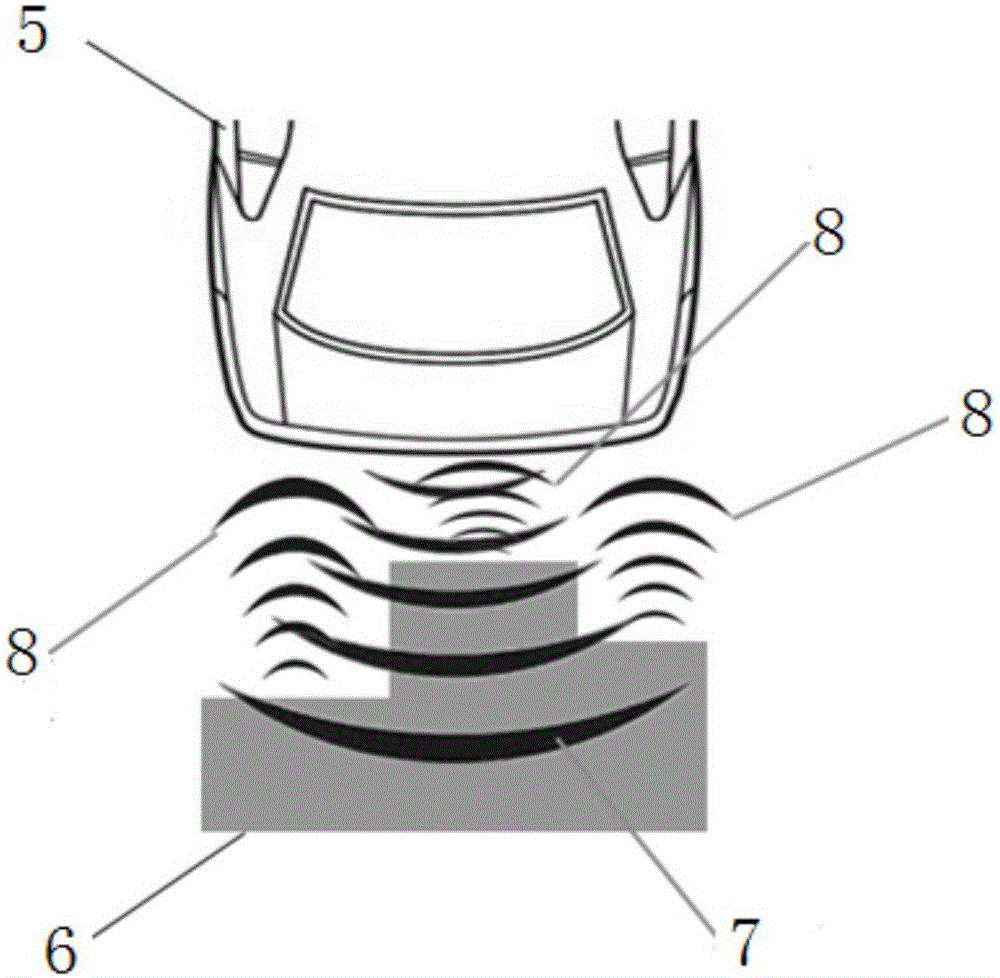 Vehicle-mounted real-time road condition monitoring displayer