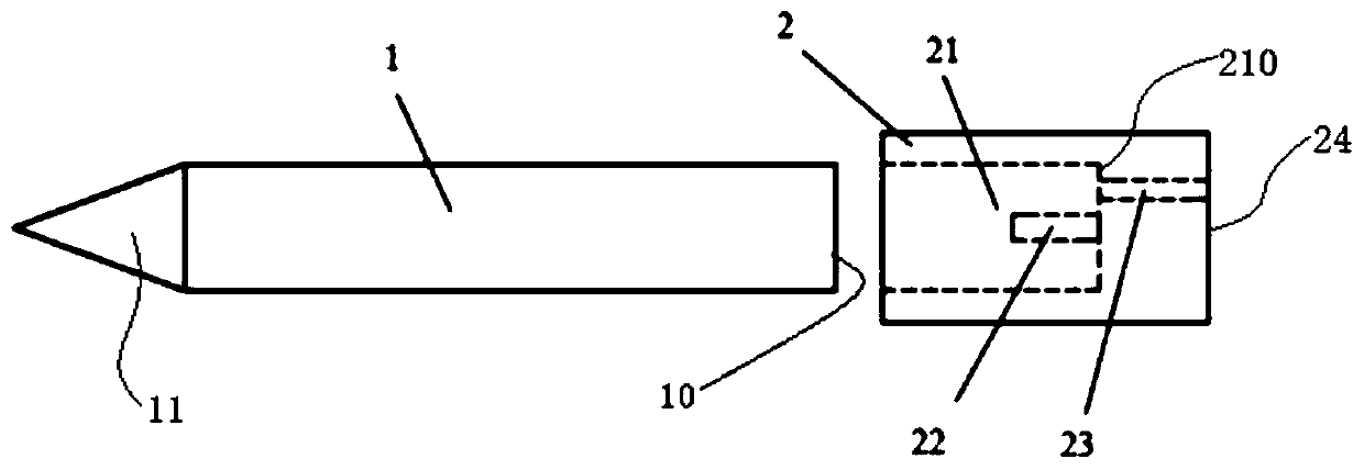 Optical fiber grating three-dimensional force sense probe and manufacturing method