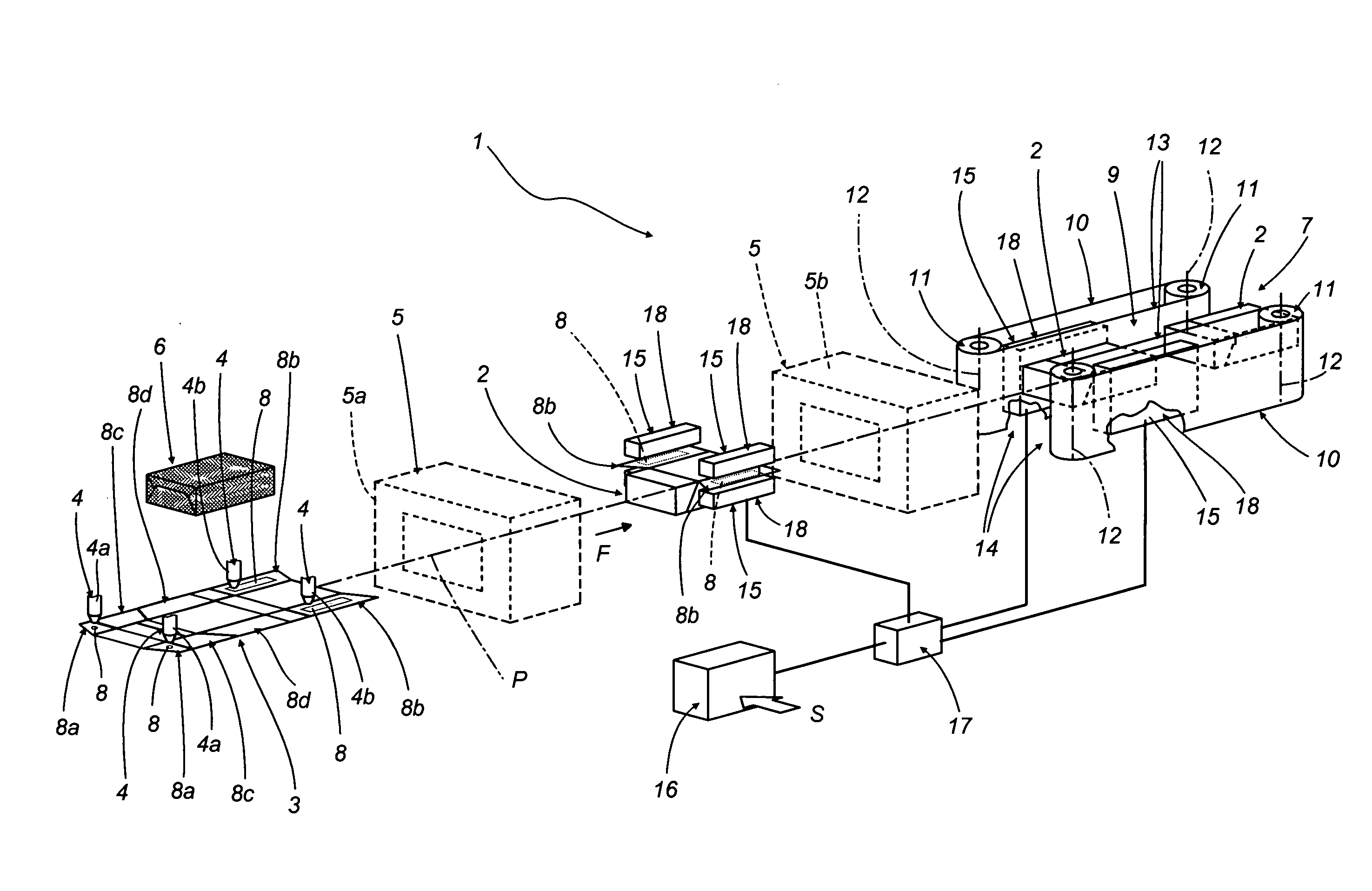 Method and a device for the assembly of packets for tobacco products