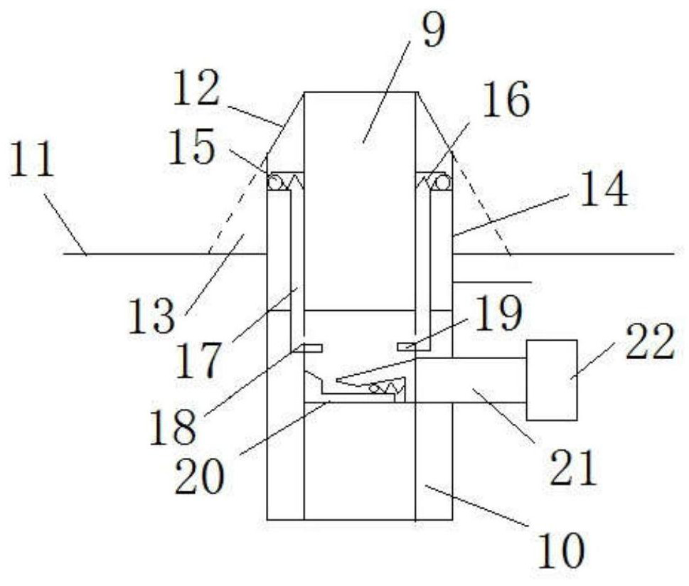 A trolley three-stage pouring working method