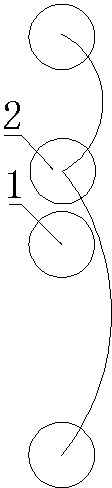 Method for replacing 10kV multi-layered overhead line pole towers with steel pipe poles in situ