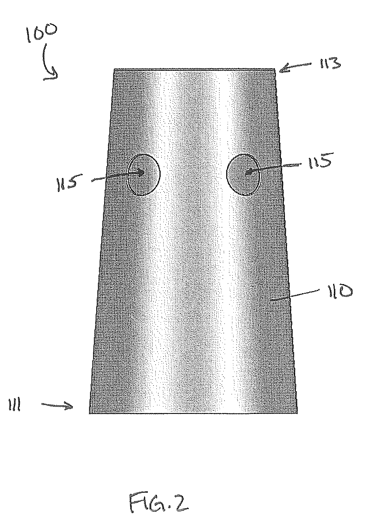 Conical container