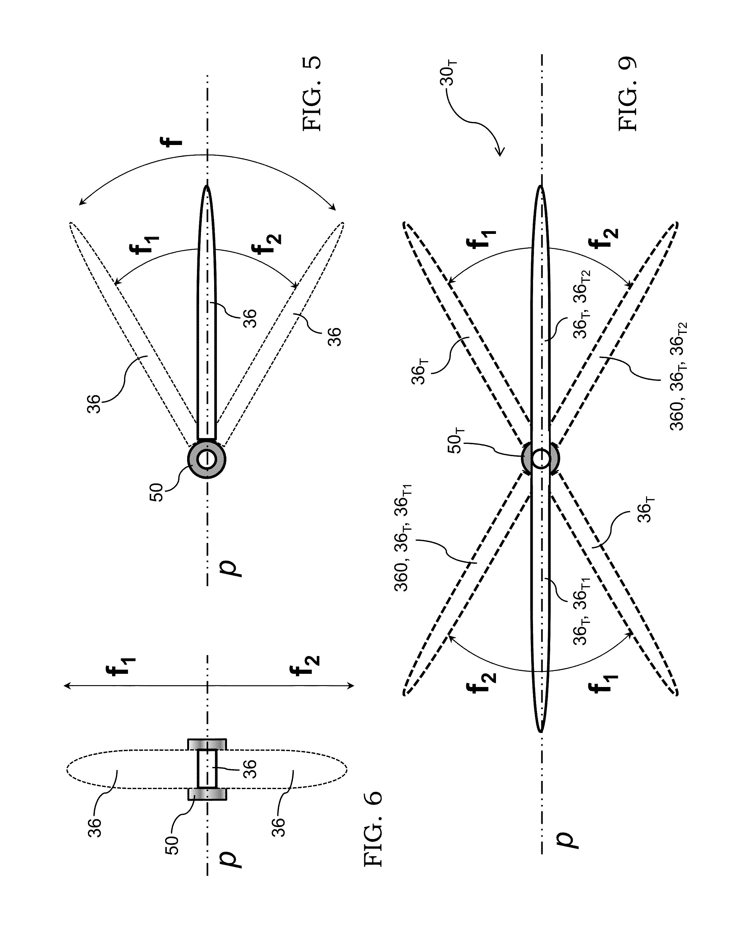 Marine propulsion-and-control system implementing articulated variable-pitch propellers