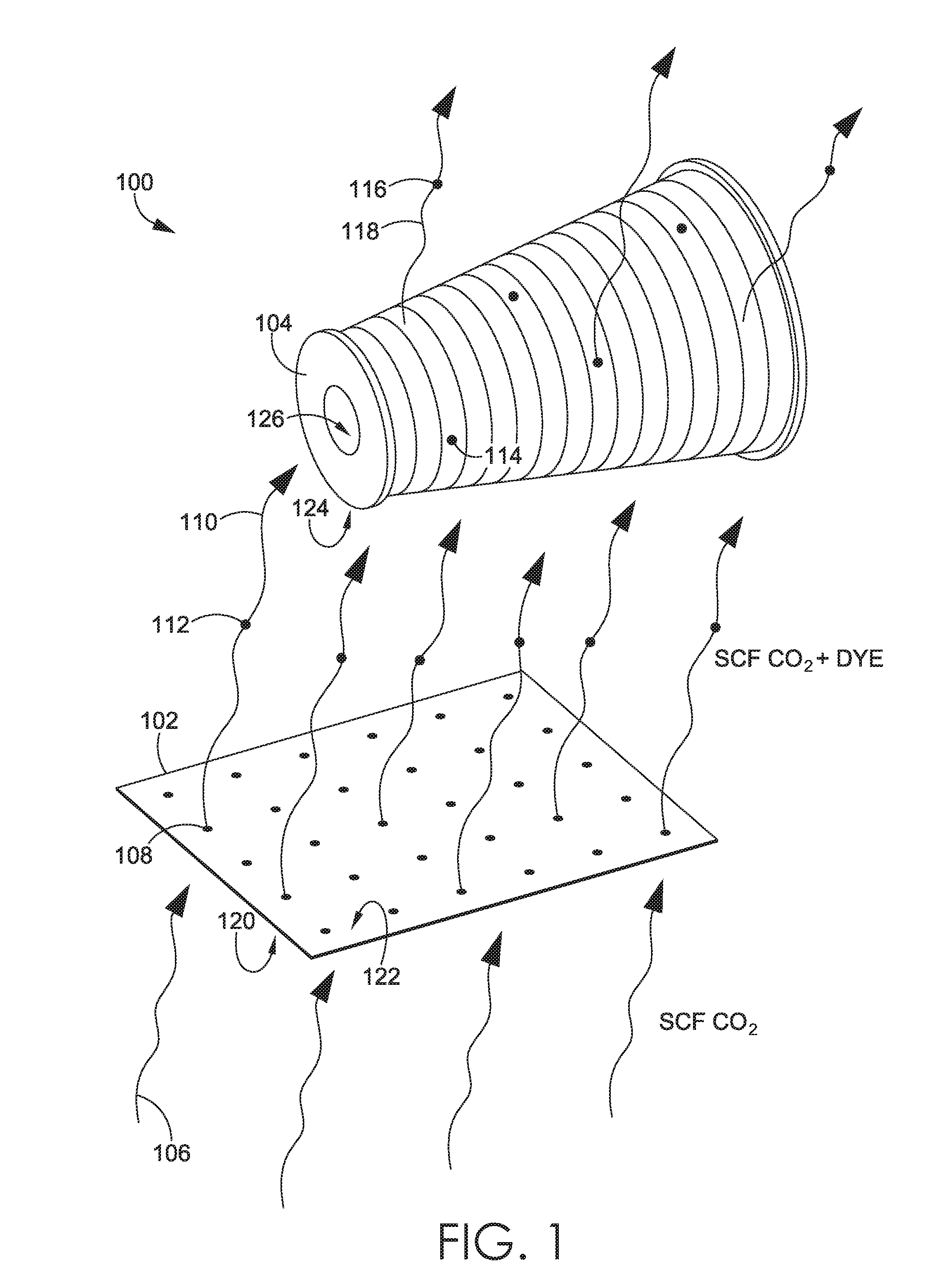 Supercritical fluid material finishing