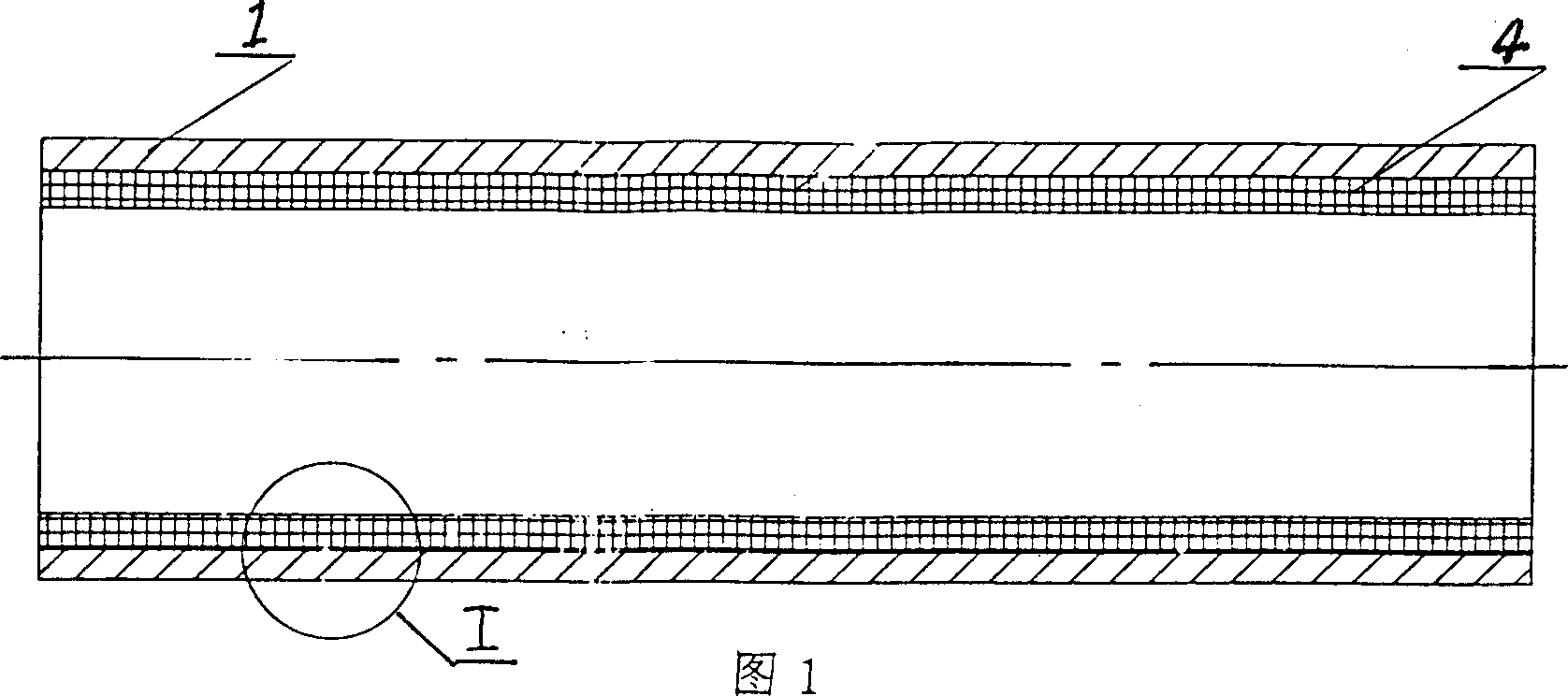 Metallic pipe with nano-structure metal wire screen-ceramic liner and its making technology