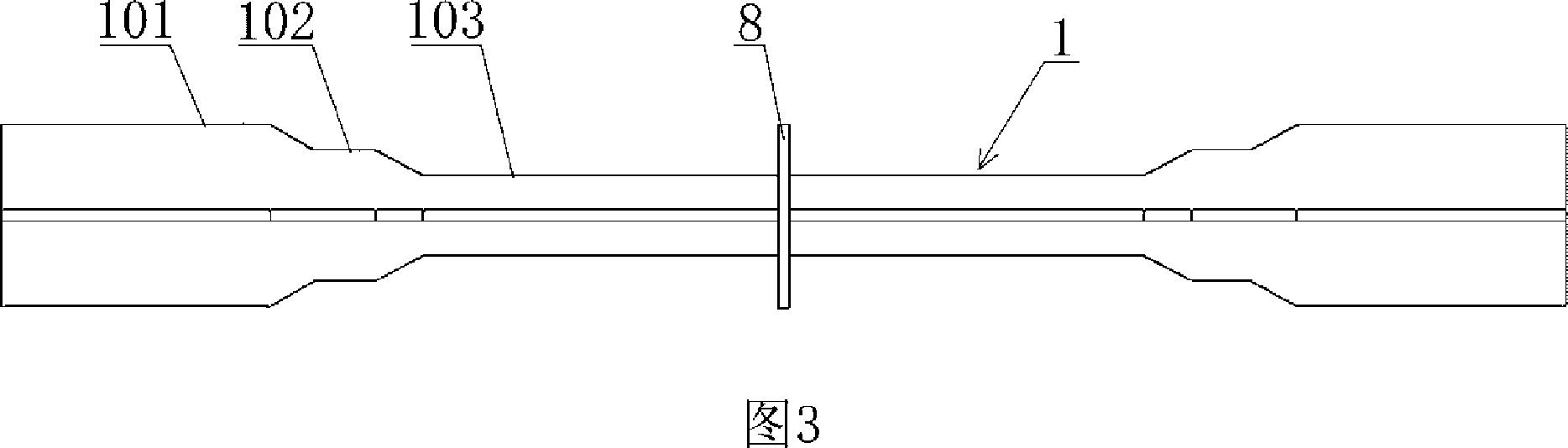 Double-layer bushing crisscross flexuosity restriction support with transverse diaphragm