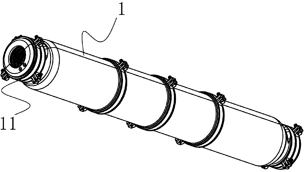 Anti-explosion protection box for center coupling of cable