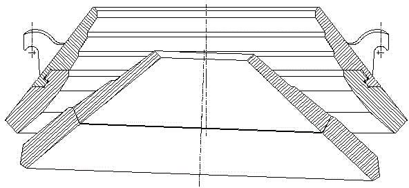 Cone sand maker rolling-based sand making cavity assembly being smaller than 2000 mm in diameter and manufacturing method