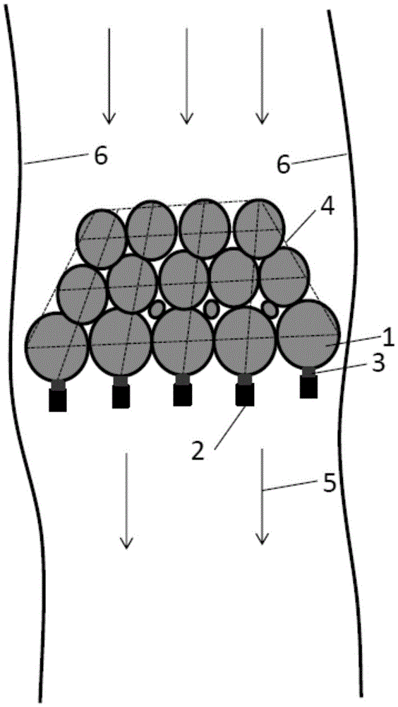 Debris flow ecological protection device capable of dissipating energy and conducting filtration