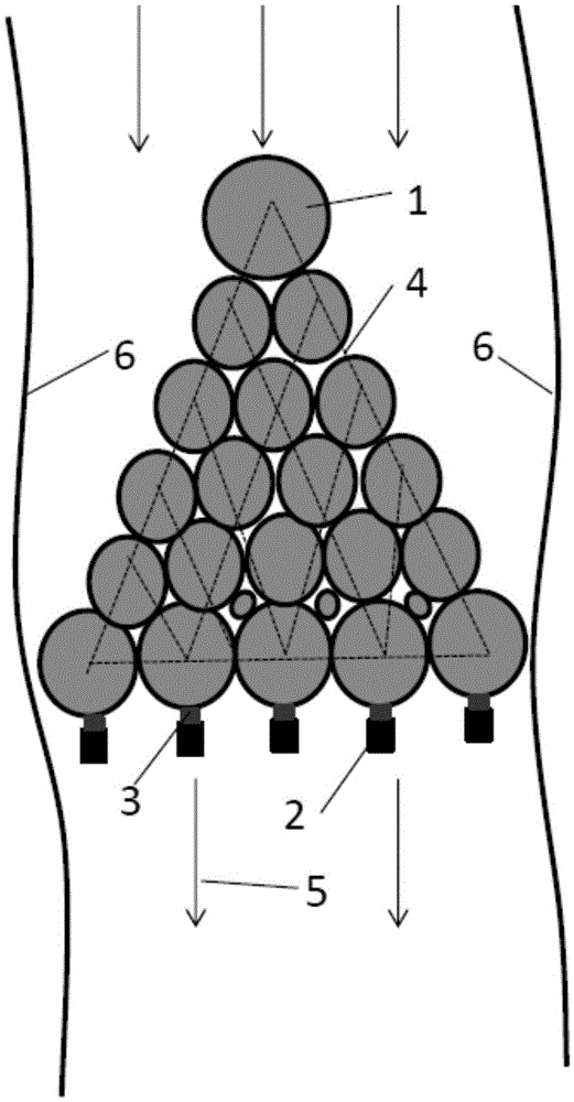 Debris flow ecological protection device capable of dissipating energy and conducting filtration