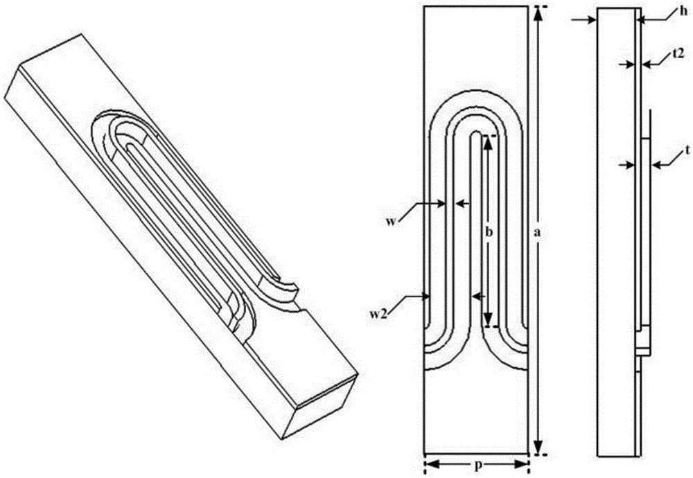 Slow wave structure of coplanar waveguide