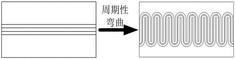 Slow wave structure of coplanar waveguide