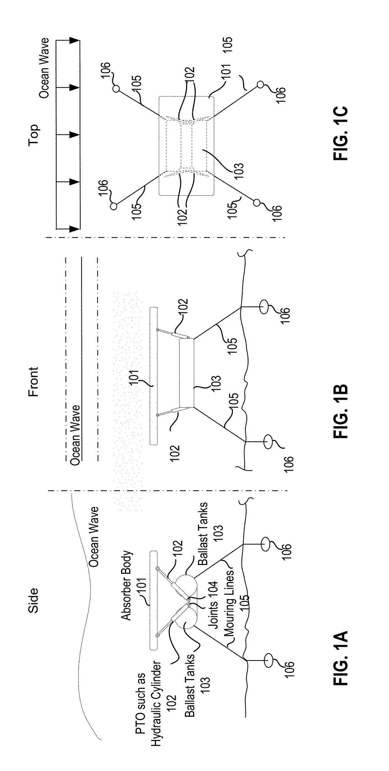 Submerged wave energy converter for deep water operations