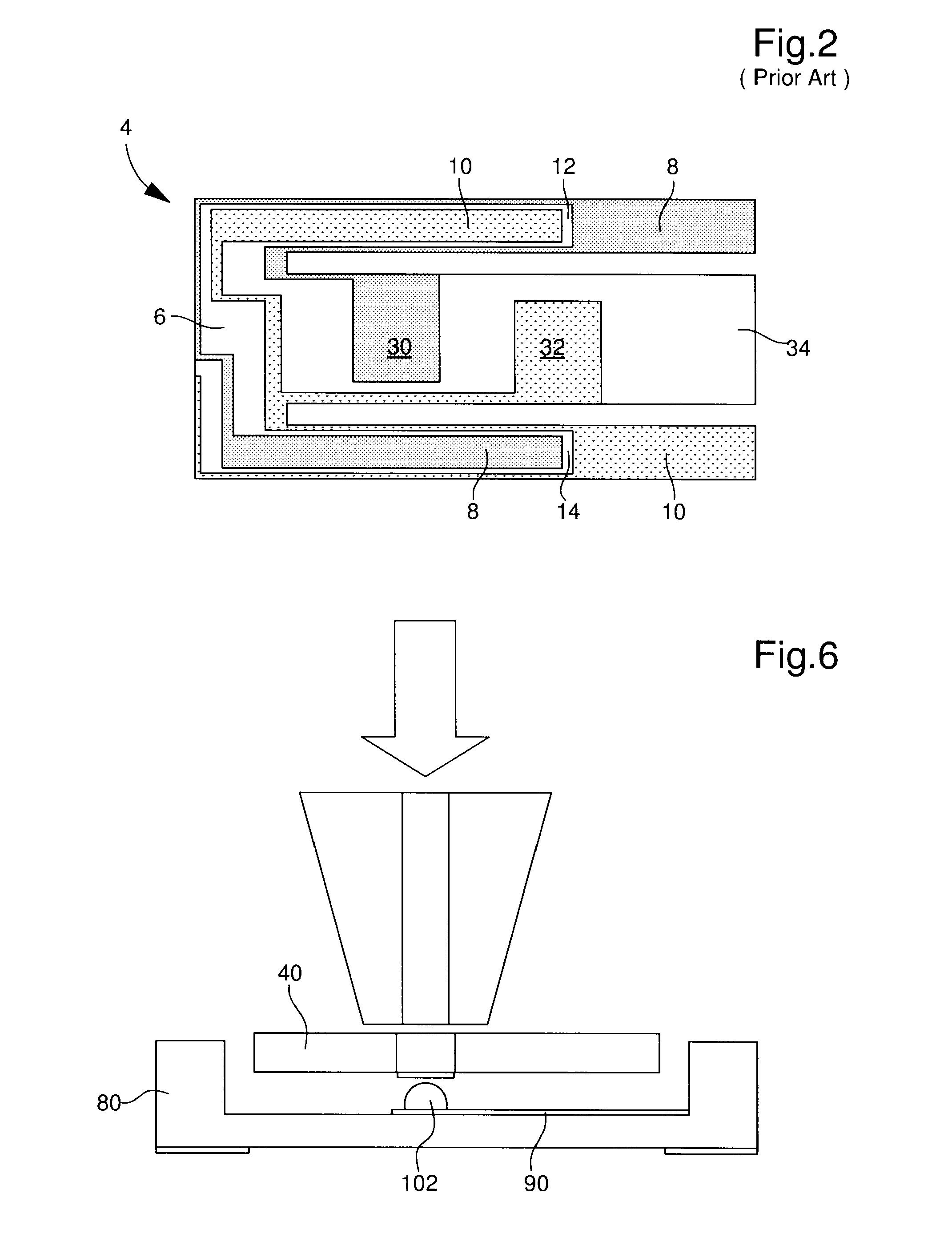 Method for mounting a piezoelectric resonator in a case and packaged piezoelectric resonator