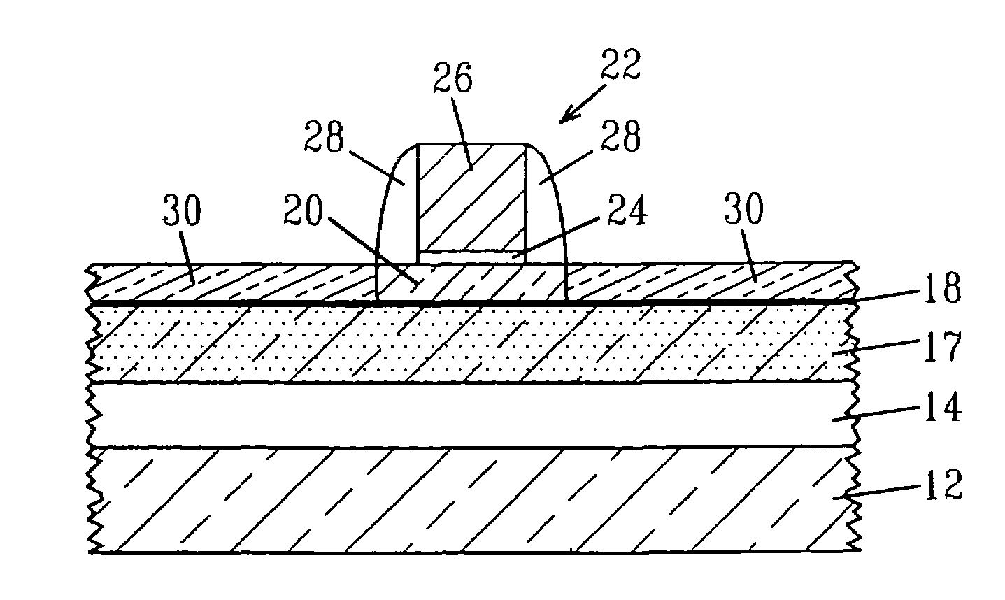 Semiconductor device having a strained raised source/drain