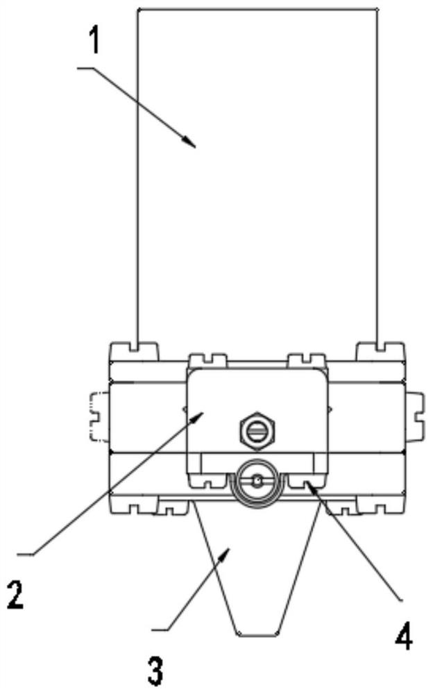 Agent metering device