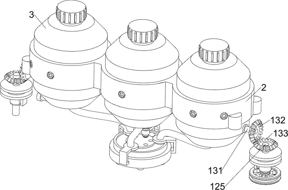 Multi-pesticide spraying instrument for agricultural planting