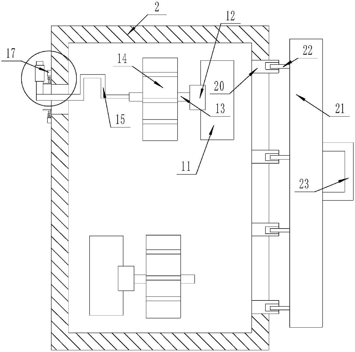 A device for automatically extracting labels