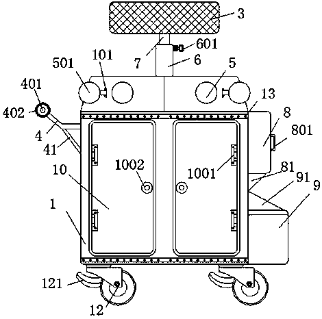 Novel logistics container structure