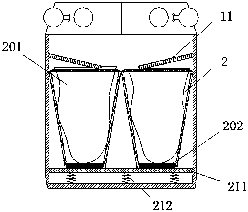 Novel logistics container structure