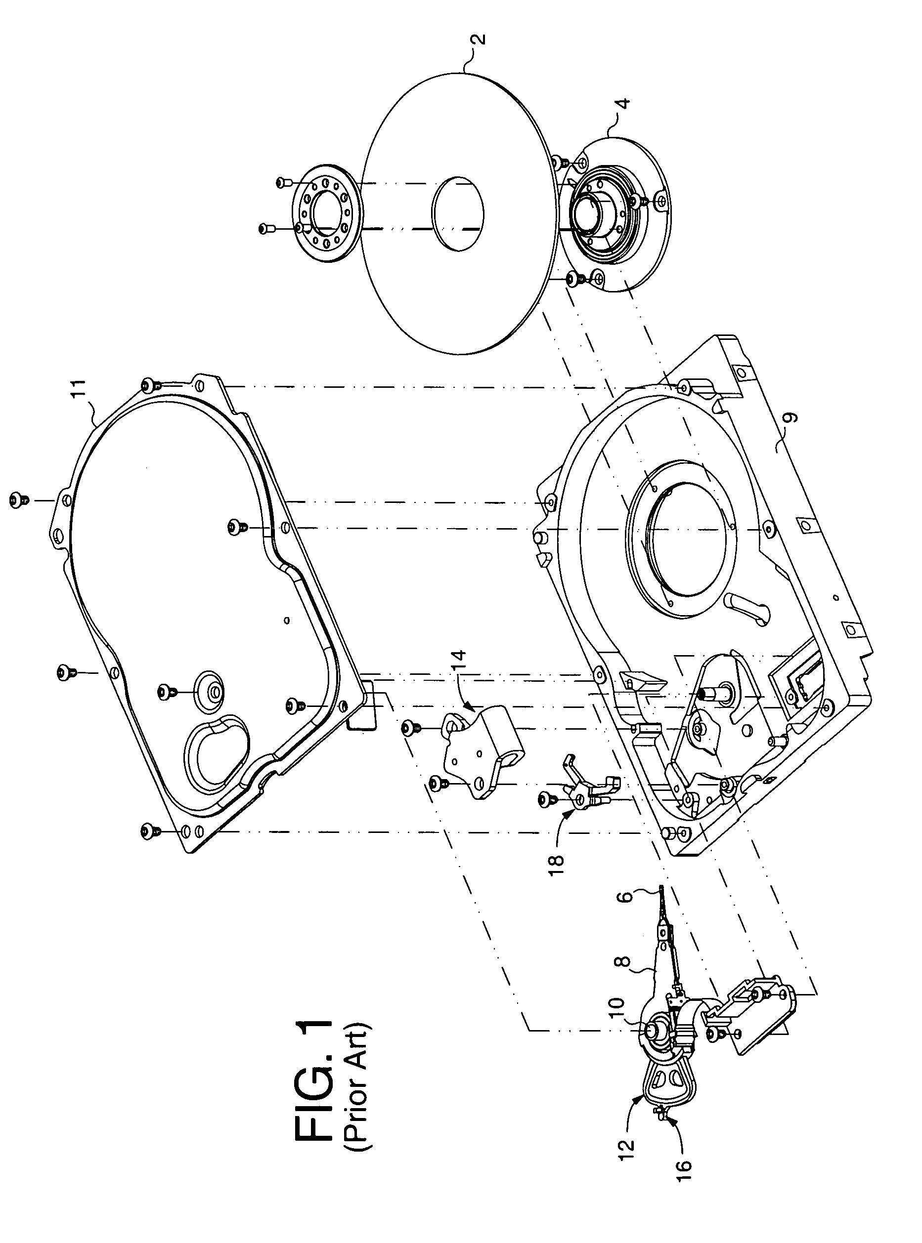 Disk drive using an optical sensor to detect a position of an actuator arm