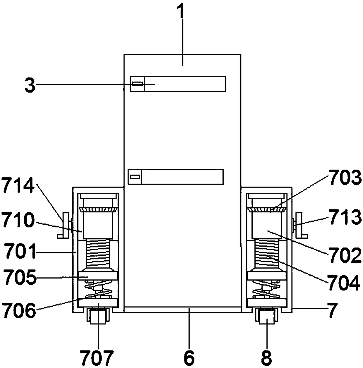 Medical oxygen cylinder moving and fixing apparatus