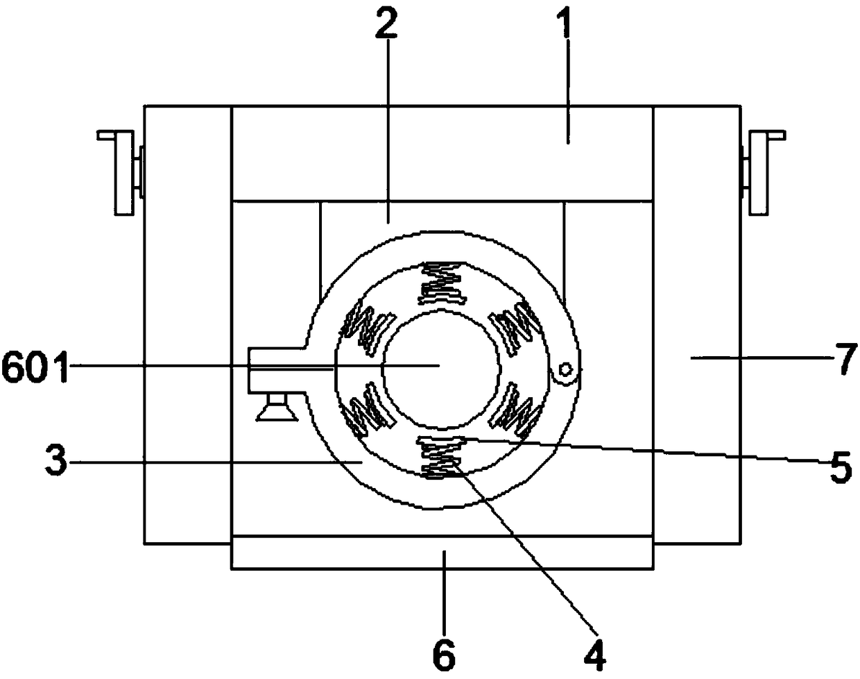 Medical oxygen cylinder moving and fixing apparatus