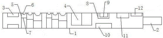 Structure facilitating needle threading and working method thereof