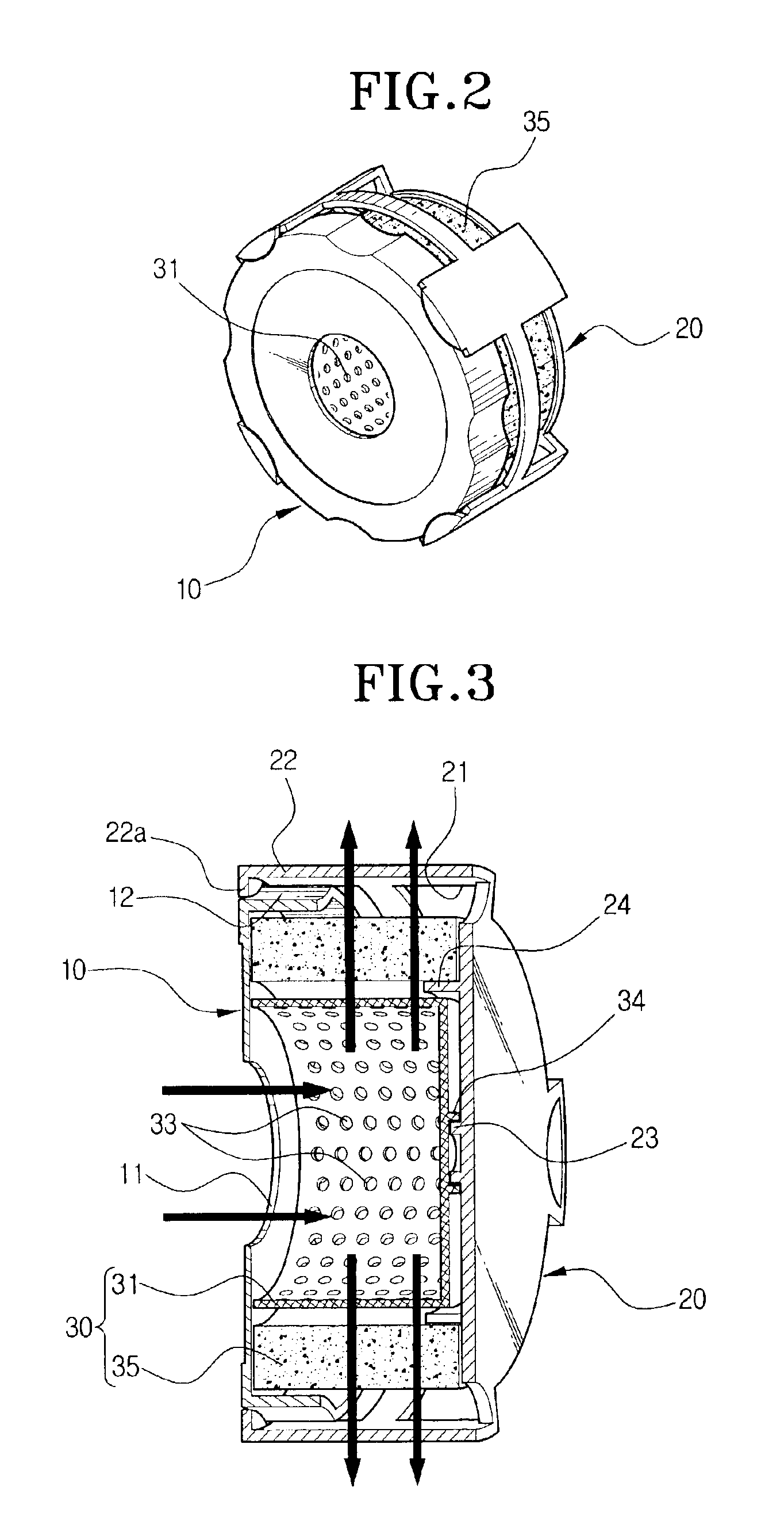 Dust collecting filter of vacuum cleaner and vacuum cleaner having the same